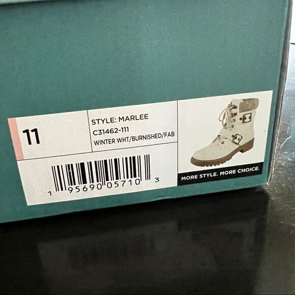 Cliffs by White Mountain Marlee Zip/Lace-Up Boots Size 11 - Picture 8 of 8